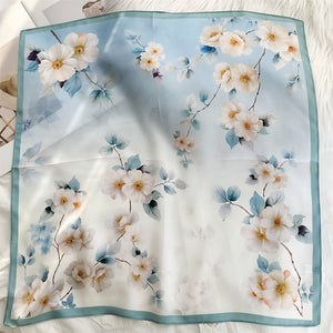 MaraSilk Pure Mulberry Silk Scarf - Square Crepe Satin MS833