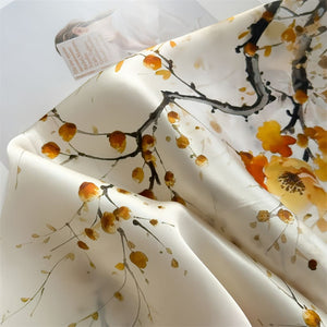 MaraSilk Pure Mulberry Silk Scarf - Square Crepe Satin MS833