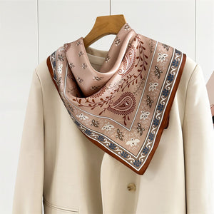 MaraSilk Pure Mulberry Silk Scarf - Square Crepe Satin MS838