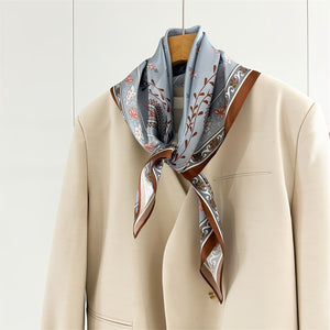 MaraSilk Pure Mulberry Silk Scarf - Square Crepe Satin MS838