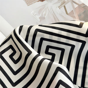 MaraSilk Pure Mulberry Silk Scarf - Square Crepe Satin MS839