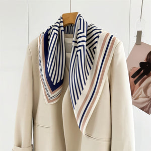 MaraSilk Pure Mulberry Silk Scarf - Square Crepe Satin MS839