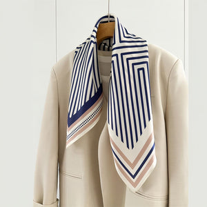 MaraSilk Pure Mulberry Silk Scarf - Square Crepe Satin MS839