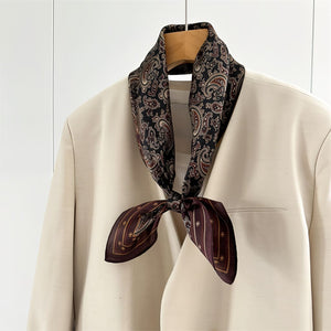 MaraSilk Pure Mulberry Silk Scarf - Square Crepe Satin MS845