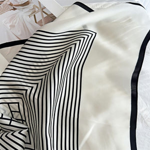 MaraSilk Pure Mulberry Silk Scarf - Square Crepe Satin MS85