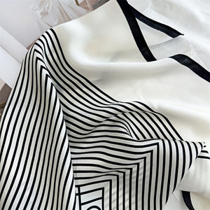 MaraSilk Pure Mulberry Silk Scarf - Square Crepe Satin MS85