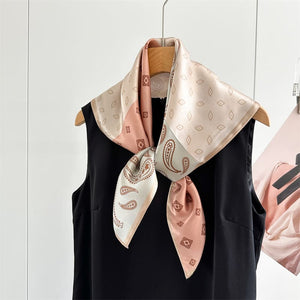 MaraSilk Pure Mulberry Silk Scarf - Square Crepe Satin MS852