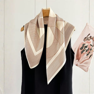 MaraSilk Pure Mulberry Silk Scarf - Square Crepe Satin MS853