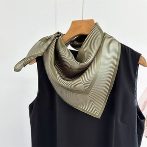 MaraSilk Pure Mulberry Silk Scarf - Square Crepe Satin MS853