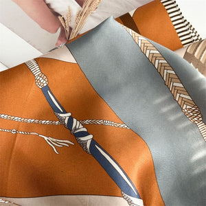 MaraSilk Pure Mulberry Silk Scarf - Square Crepe Satin MS855