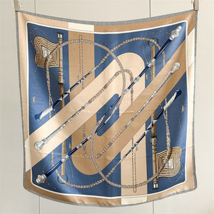 MaraSilk Pure Mulberry Silk Scarf - Square Crepe Satin MS855 34" x 34" MS85502