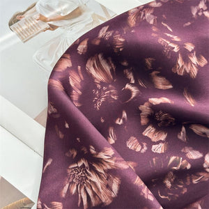 MaraSilk Pure Mulberry Silk Scarf - Square Crepe Satin MS872