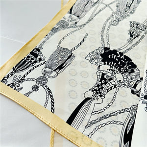 MaraSilk Pure Mulberry Silk Scarf - Square Crepe Satin MS88