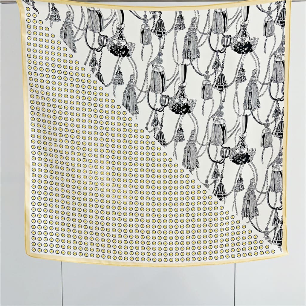 MaraSilk Pure Mulberry Silk Scarf - Square Crepe Satin MS88