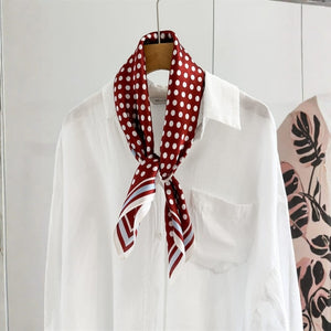MaraSilk Pure Mulberry Silk Scarf - Square Crepe Satin MS881