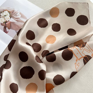 MaraSilk Pure Mulberry Silk Scarf - Square Crepe Satin MS881