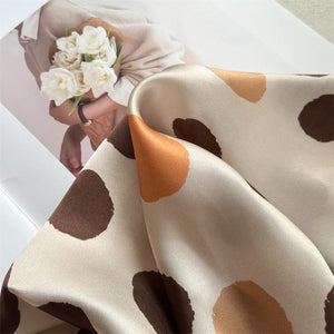 MaraSilk Pure Mulberry Silk Scarf - Square Crepe Satin MS881