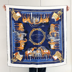 MaraSilk Pure Mulberry Silk Scarf - Square Crepe Satin MS889 41" x 41" MS88902