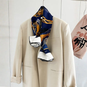 MaraSilk Pure Mulberry Silk Scarf - Square Crepe Satin MS889
