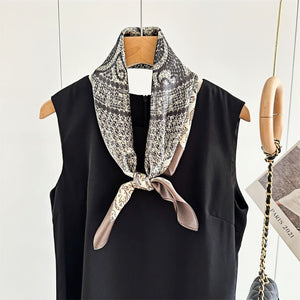 MaraSilk Pure Mulberry Silk Scarf - Square Crepe Satin MS89