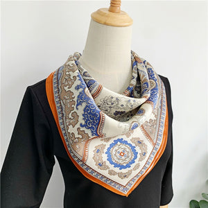 MaraSilk Pure Mulberry Silk Scarf - Square Crepe Satin MS93