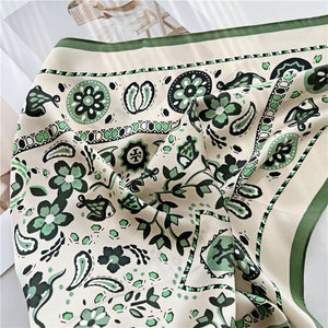 MaraSilk Pure Mulberry Silk Scarf - Square Crepe Satin MS94