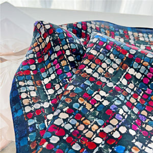 MaraSilk Pure Mulberry Silk Scarf - Square Crepe Satin MS94