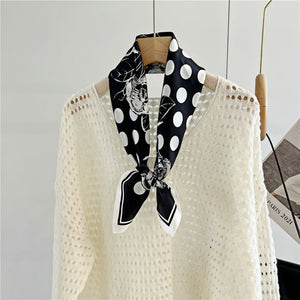 MaraSilk Pure Mulberry Silk Scarf - Square Crepe Satin MS94