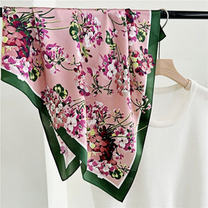 MaraSilk Pure Mulberry Silk Scarf - Square Crepe Satin MS95