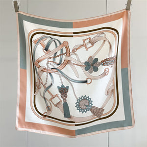 MaraSilk Pure Mulberry Silk Scarf - Square Crepe Satin MS960 25" x 25" MS96001