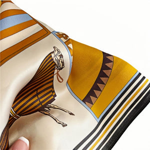 MaraSilk Pure Mulberry Silk Scarf - Square Crepe Satin MS97