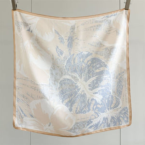 MaraSilk Pure Mulberry Silk Scarf - Square Crepe Satin MS979