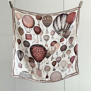 MaraSilk Pure Mulberry Silk Scarf - Square Crepe Satin MS98 25" x 25" MS9801