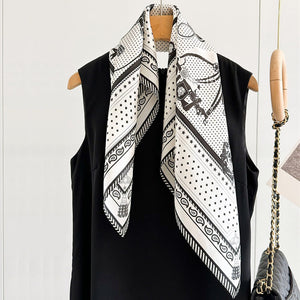 MaraSilk Pure Mulberry Silk Scarf - Square Crepe Satin MS99