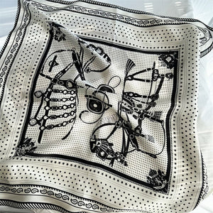 MaraSilk Pure Mulberry Silk Scarf - Square Crepe Satin MS99