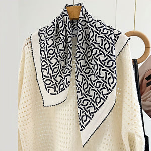 MaraSilk Pure Mulberry Silk Scarf - Square Double Crepe MS232