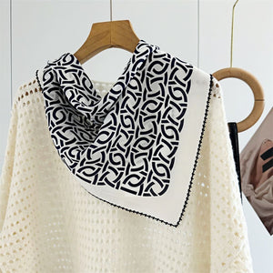 MaraSilk Pure Mulberry Silk Scarf - Square Double Crepe MS232