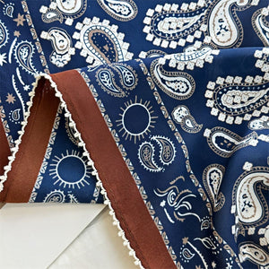 MaraSilk Pure Mulberry Silk Scarf - Square Double Crepe MS232