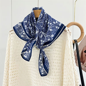 MaraSilk Pure Mulberry Silk Scarf - Square Double Crepe MS232