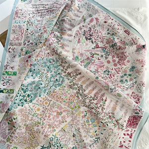 MaraSilk Pure Mulberry Silk Scarf - Square Double Crepe MS233