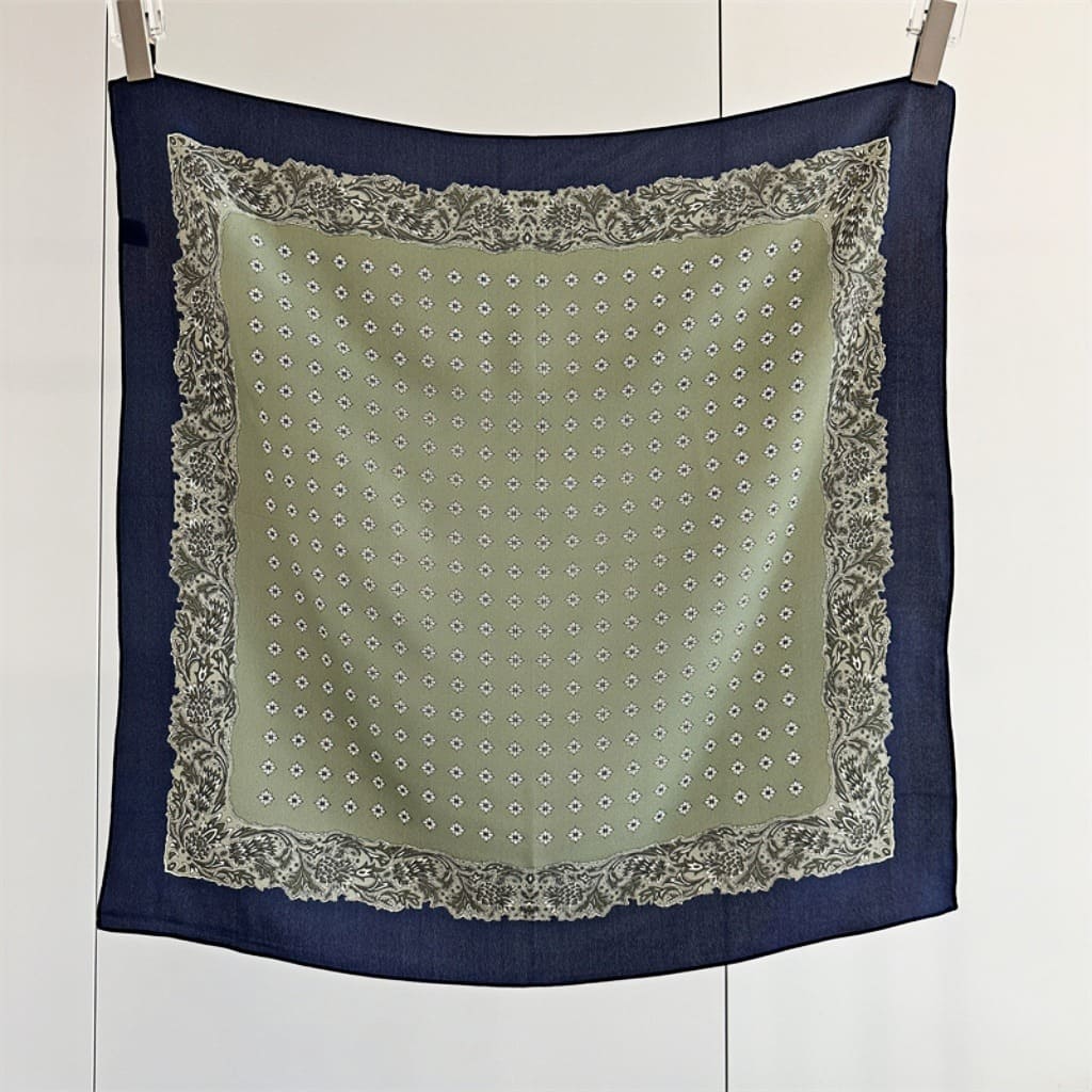 MaraSilk Pure Mulberry Silk Scarf - Square Double Crepe MS234 25" x 25" MS23401