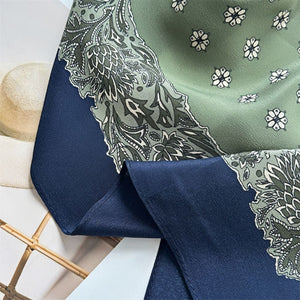 MaraSilk Pure Mulberry Silk Scarf - Square Double Crepe MS234