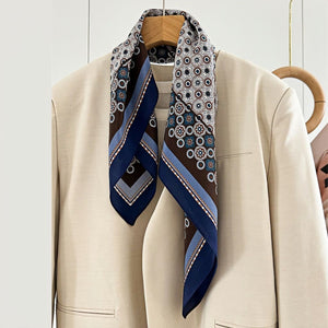 MaraSilk Pure Mulberry Silk Scarf - Square Double Crepe MS236