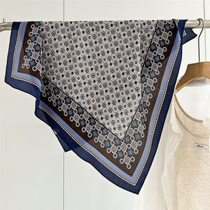 MaraSilk Pure Mulberry Silk Scarf - Square Double Crepe MS236