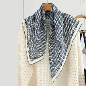 MaraSilk Pure Mulberry Silk Scarf - Square Double Crepe MS237