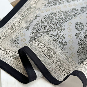 MaraSilk Pure Mulberry Silk Scarf - Square Double Crepe MS239