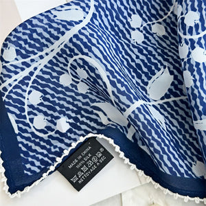 MaraSilk Pure Mulberry Silk Scarf - Square Double Crepe MS240