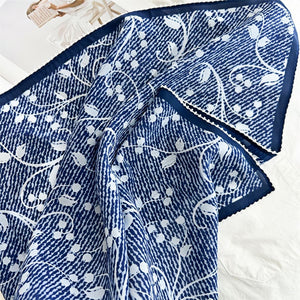 MaraSilk Pure Mulberry Silk Scarf - Square Double Crepe MS240