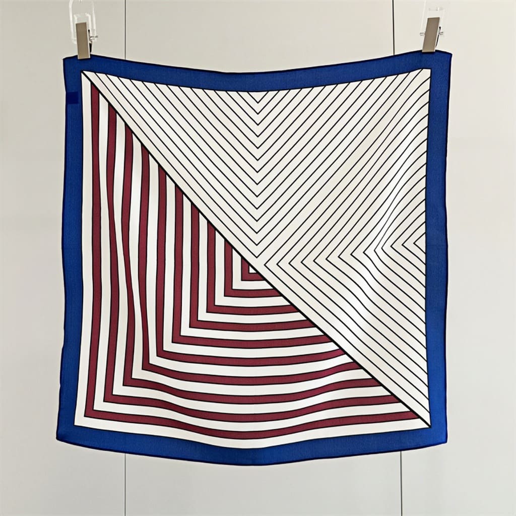 MaraSilk Pure Mulberry Silk Scarf - Square Double Crepe MS241