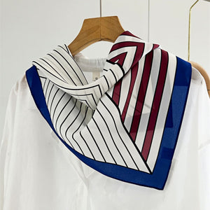 MaraSilk Pure Mulberry Silk Scarf - Square Double Crepe MS241